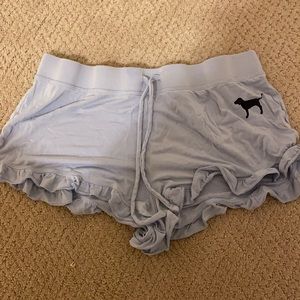 BLUE PAJAMA SHORTS FROM PINK